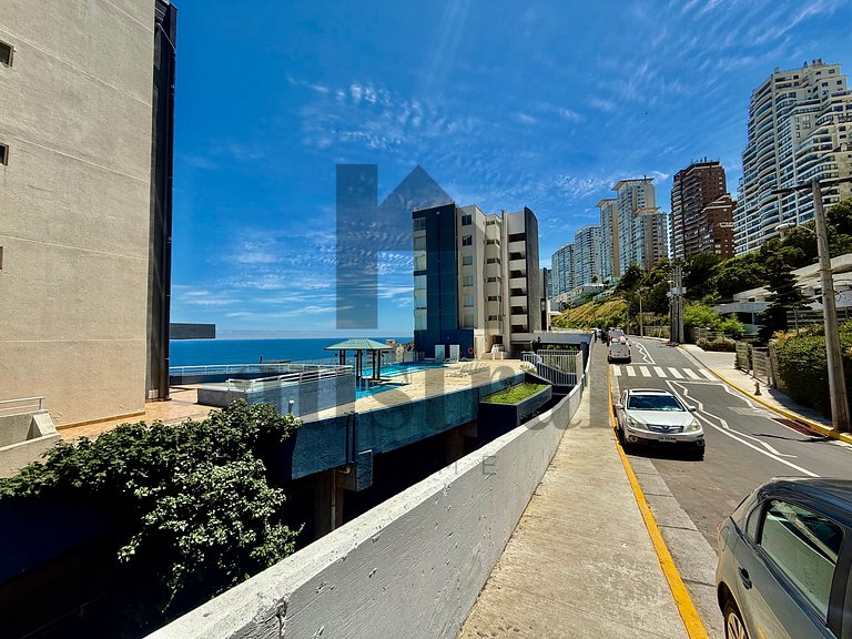 Lindo apartamento com vista para o mar