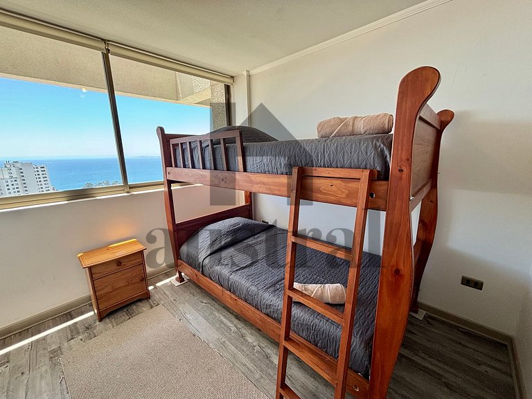 Beautiful view towards the sea and Concón