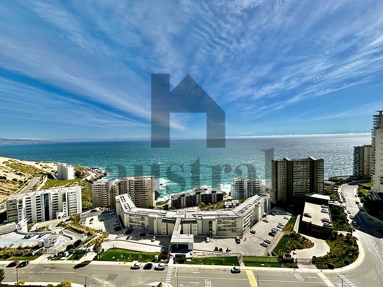 Apartamento com Vista Despejada para o Mar
