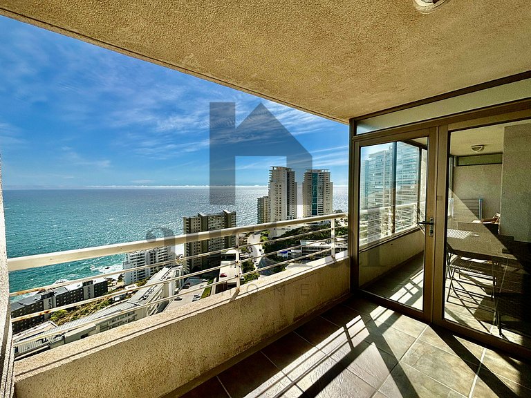 Depto con Vista Despejada al Mar