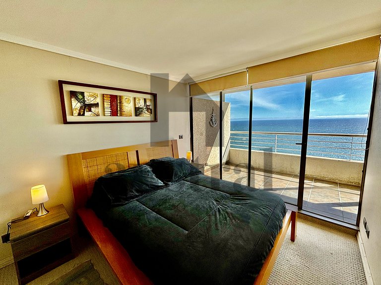Apartamento com Vista Despejada para o Mar