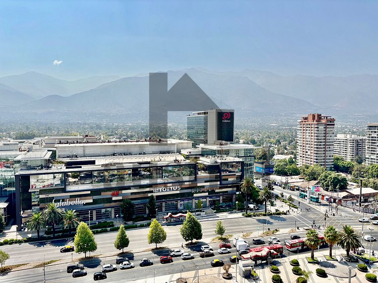 Hermoso depto estudio frente a Mall Plaza Egaña