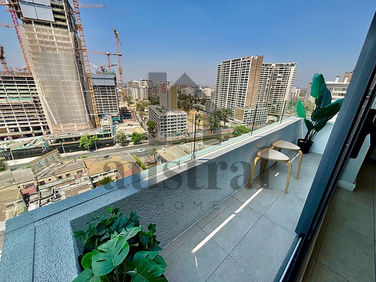 Hermoso depto estudio frente a Mall Plaza Egaña