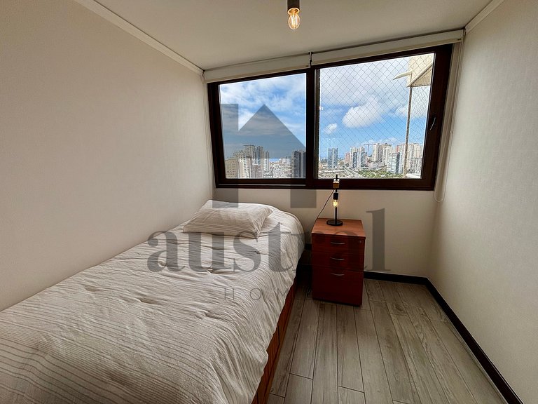 Depto en moderno edificio en Edmundo Eluchans