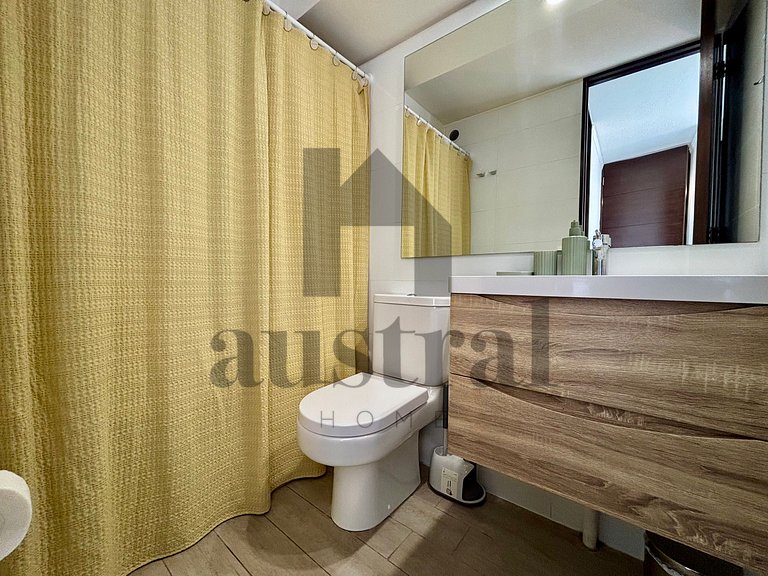 Department in modern building in Edmundo Eluchans