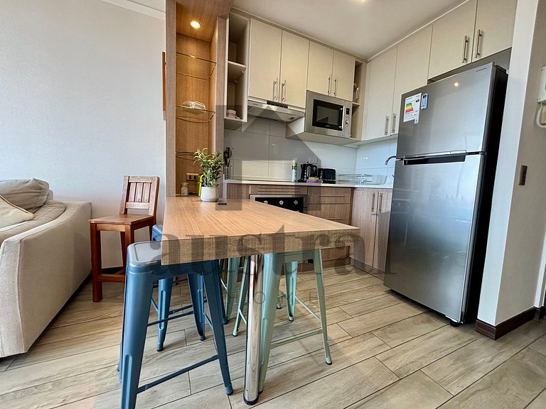 Department in modern building in Edmundo Eluchans