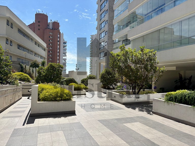 Depto em edifício moderno em Edmundo Eluchans