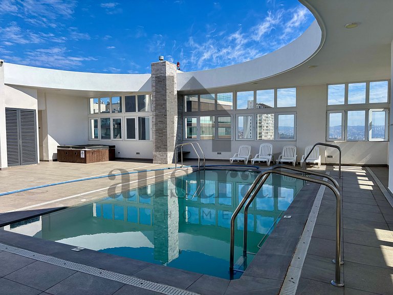 Department in modern building in Edmundo Eluchans