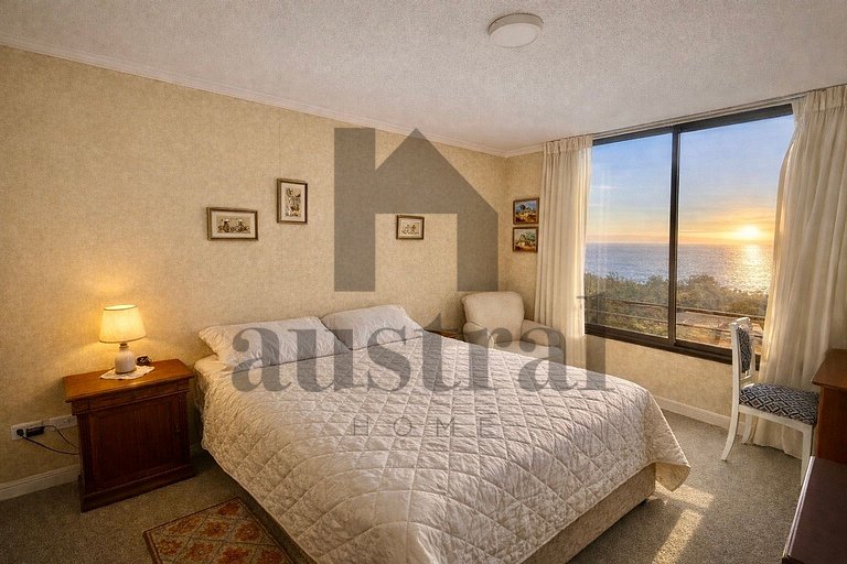 Apartamento maravilhoso com vista para o mar.