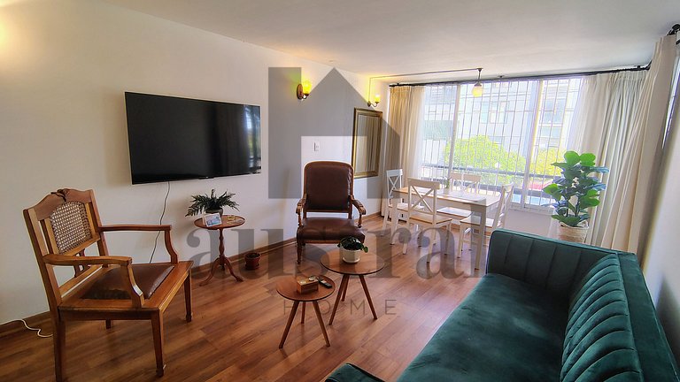 Apartamento térreo espaçoso em Jardin del Mar