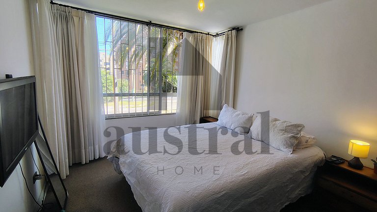 Apartamento térreo espaçoso em Jardin del Mar