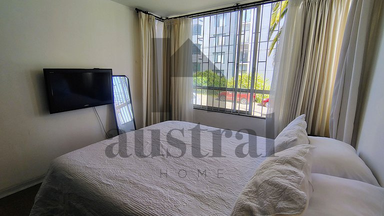 Apartamento térreo espaçoso em Jardin del Mar