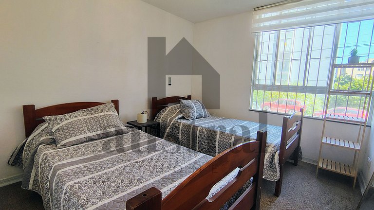 Apartamento térreo espaçoso em Jardin del Mar