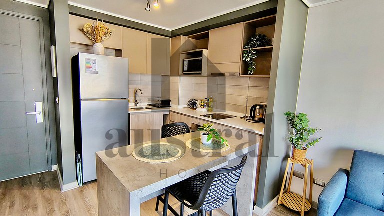 Apartamento lindo e moderno para duas pessoas.