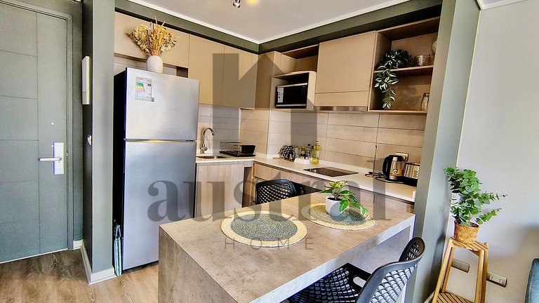 Apartamento lindo e moderno para duas pessoas.