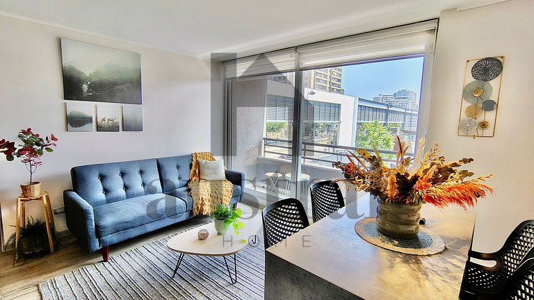 Modern apartment opposite Ñuble metro station