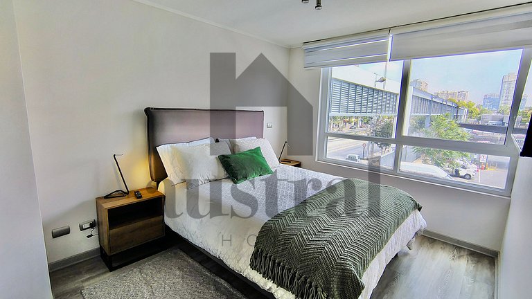 Modern apartment opposite Ñuble metro station