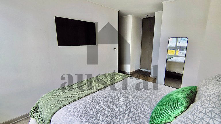 Modern apartment opposite Ñuble metro station