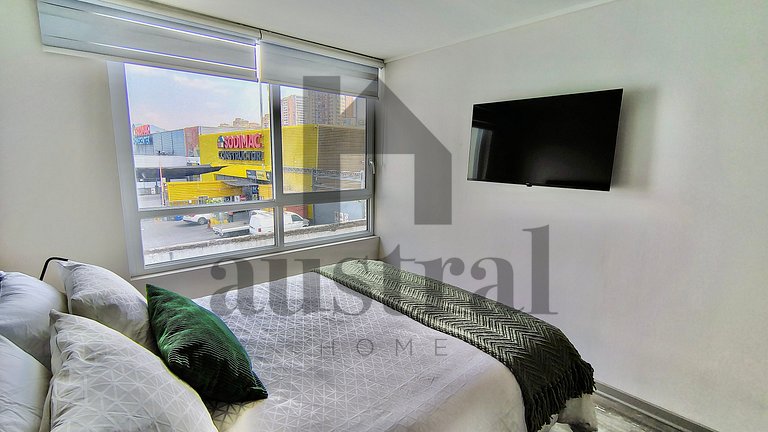 Modern apartment opposite Ñuble metro station