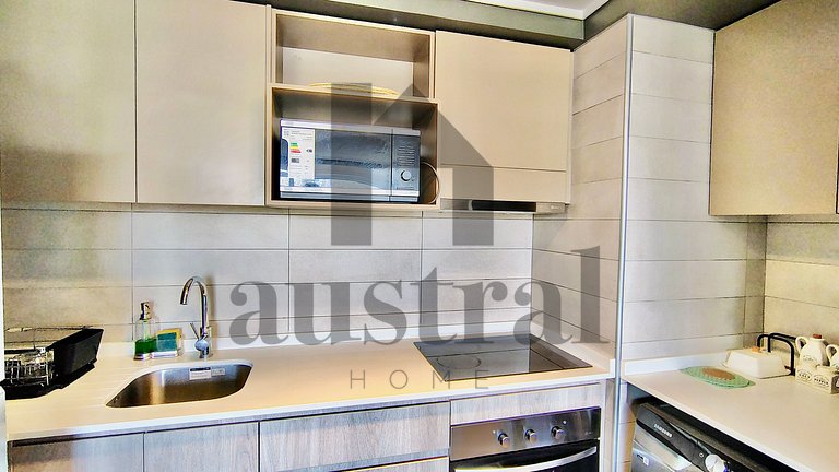 Modern apartment opposite Ñuble metro station