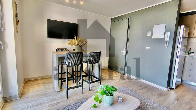 Modern apartment opposite Ñuble metro station