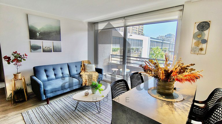 Modern apartment opposite Ñuble metro station