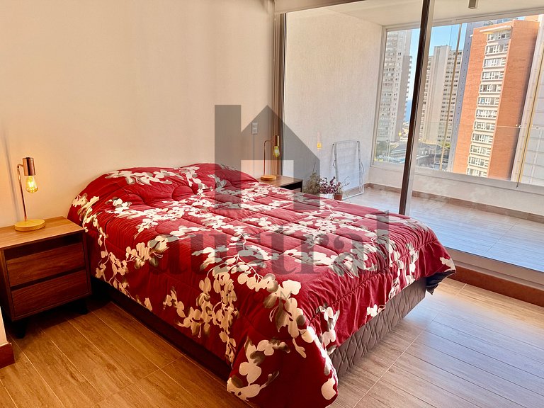 Moderno depto doble suite piscina temperada