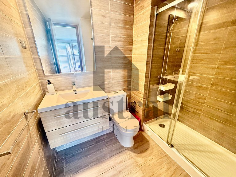 Modern double suite apartment with heated pool