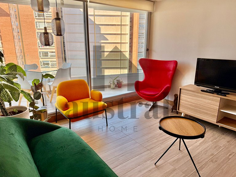 Moderno depto doble suite piscina temperada