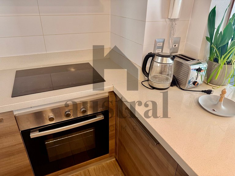 Moderno depto doble suite piscina temperada