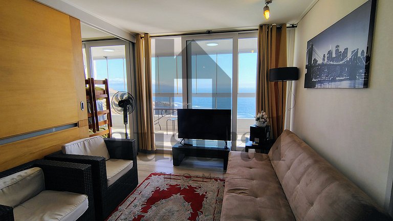 Apartamento vista extraordinária para o oceano.