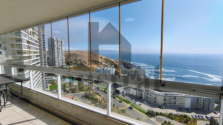 Apartamento vista extraordinária para o oceano.