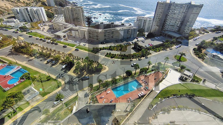 Apartamento vista extraordinária para o oceano.