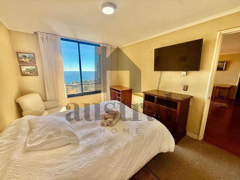 Apartamento maravilhoso com vista para o mar.