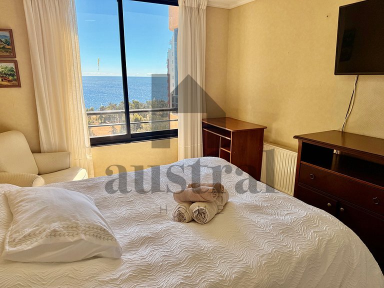 Apartamento maravilhoso com vista para o mar.