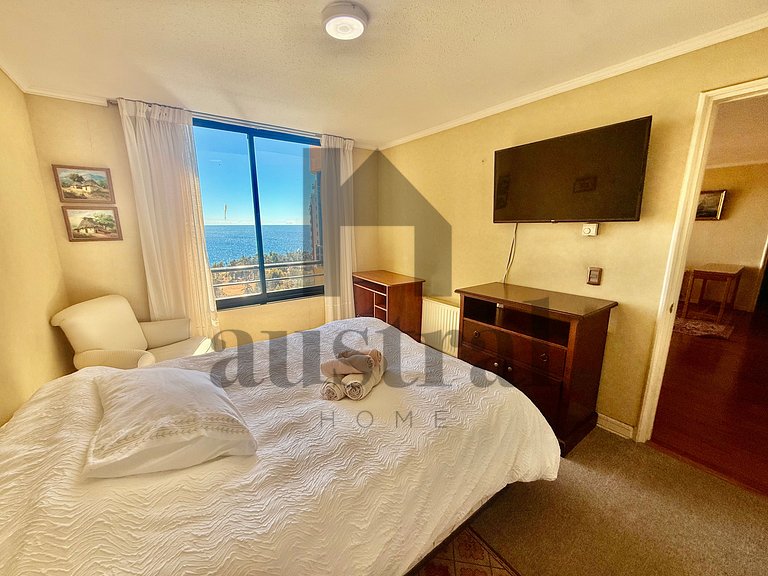 Apartamento maravilhoso com vista para o mar.