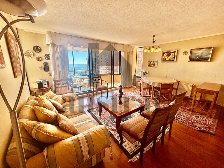Apartamento maravilhoso com vista para o mar.