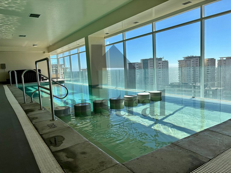 Apartamento maravilhoso e espaçoso na Montemar.