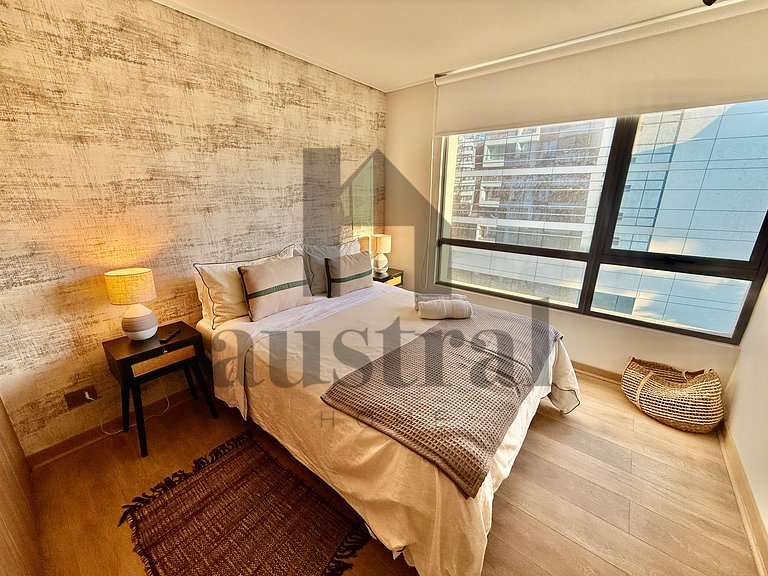 Decoração moderna e localização excelente.