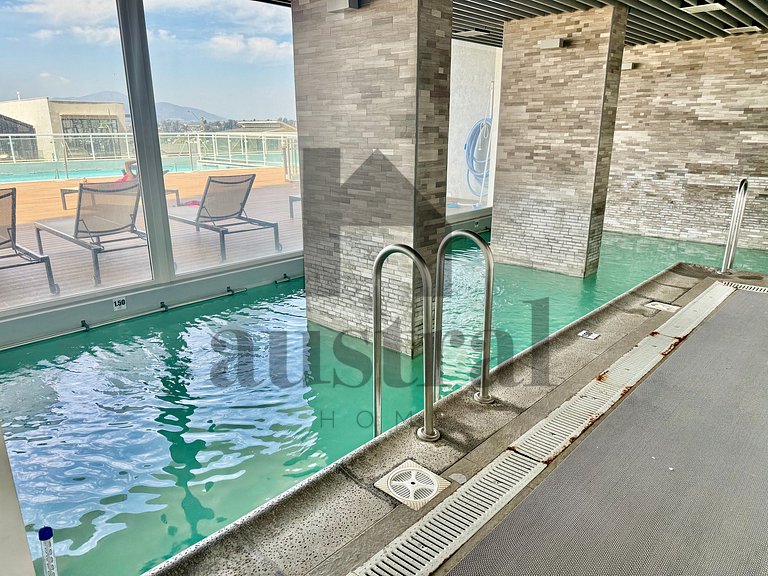 Depto con vista al mar y piscina temperada