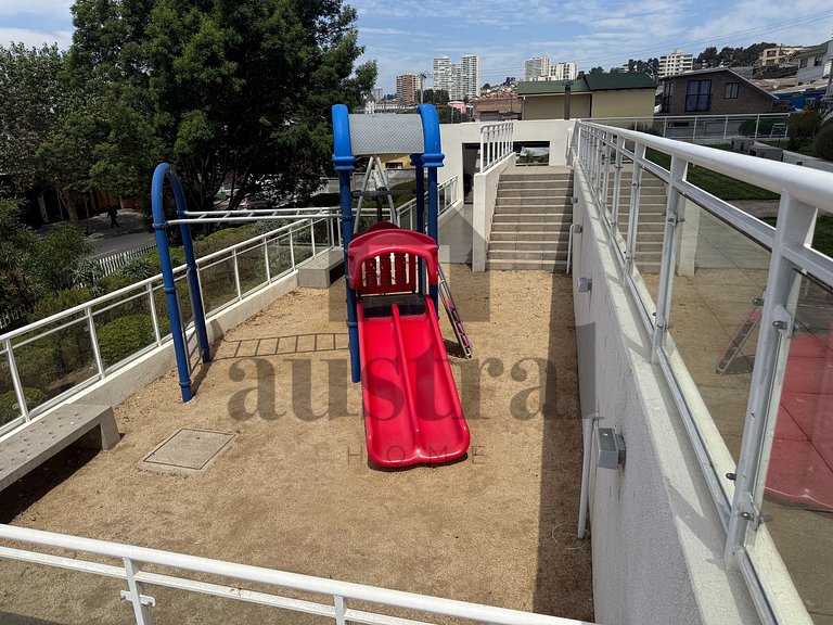Apt com vista para o mar e piscina aquecida