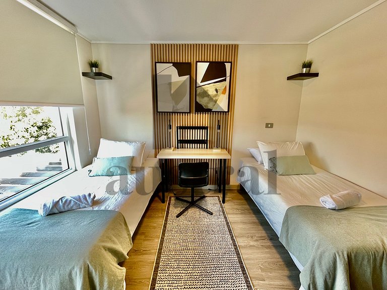 Apartamento novo e totalmente decorado em Ñuble