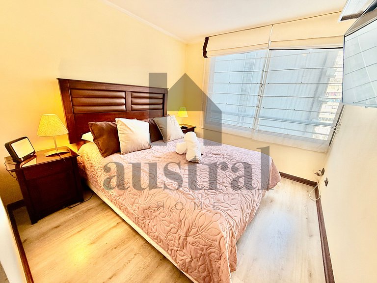 Department steps from Lastarria and Bellas Artes