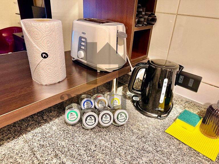 Department steps from Lastarria and Bellas Artes