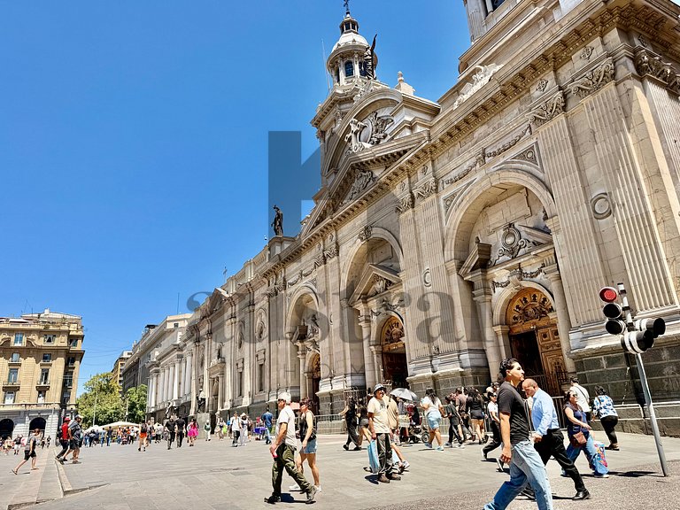 Department steps from Lastarria and Bellas Artes