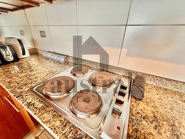 Vista maravilhosa para o oceano, duas suítes.