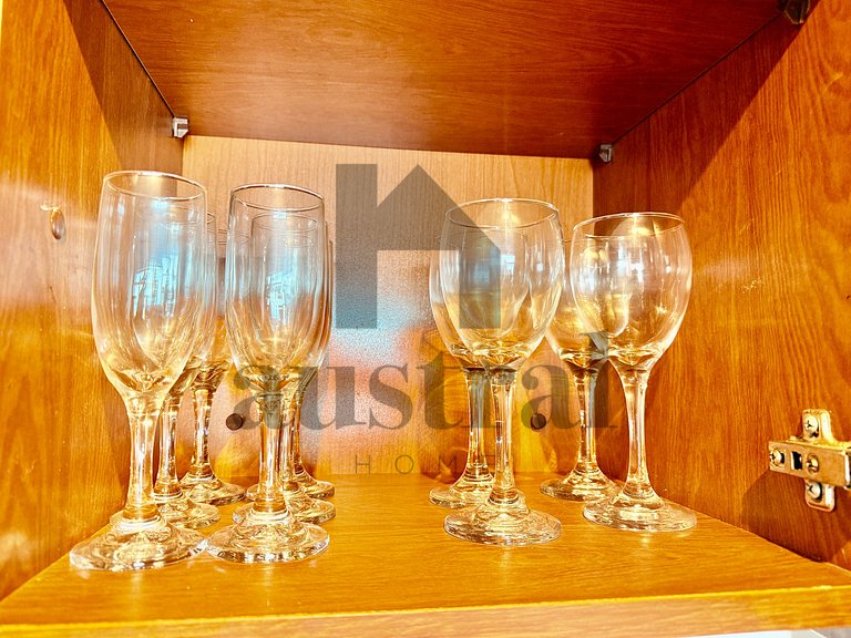 Vista maravilhosa para o oceano, duas suítes.