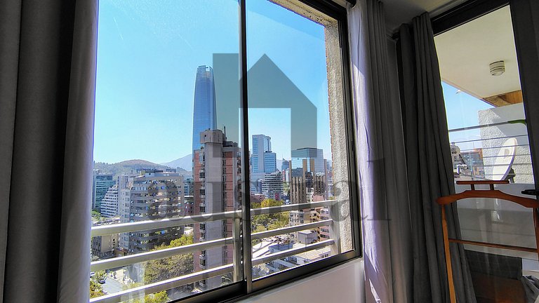 Agradable Cercano a Costanera Center con A/C