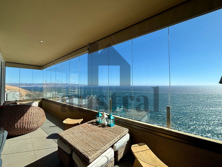 Maravillosa vista al mar dos estacionamientos