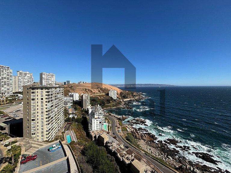 Maravillosa vista al mar dos estacionamientos